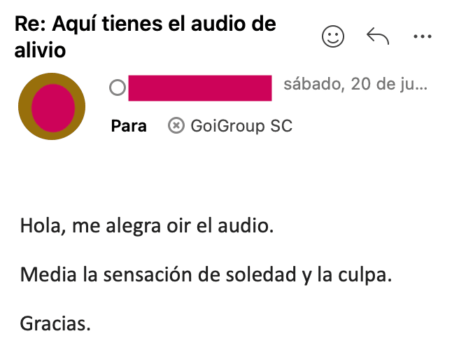 Testimonio de lectora: mejora de síntomas sin técnicas invasivas ni medicamentos con GoiGroup